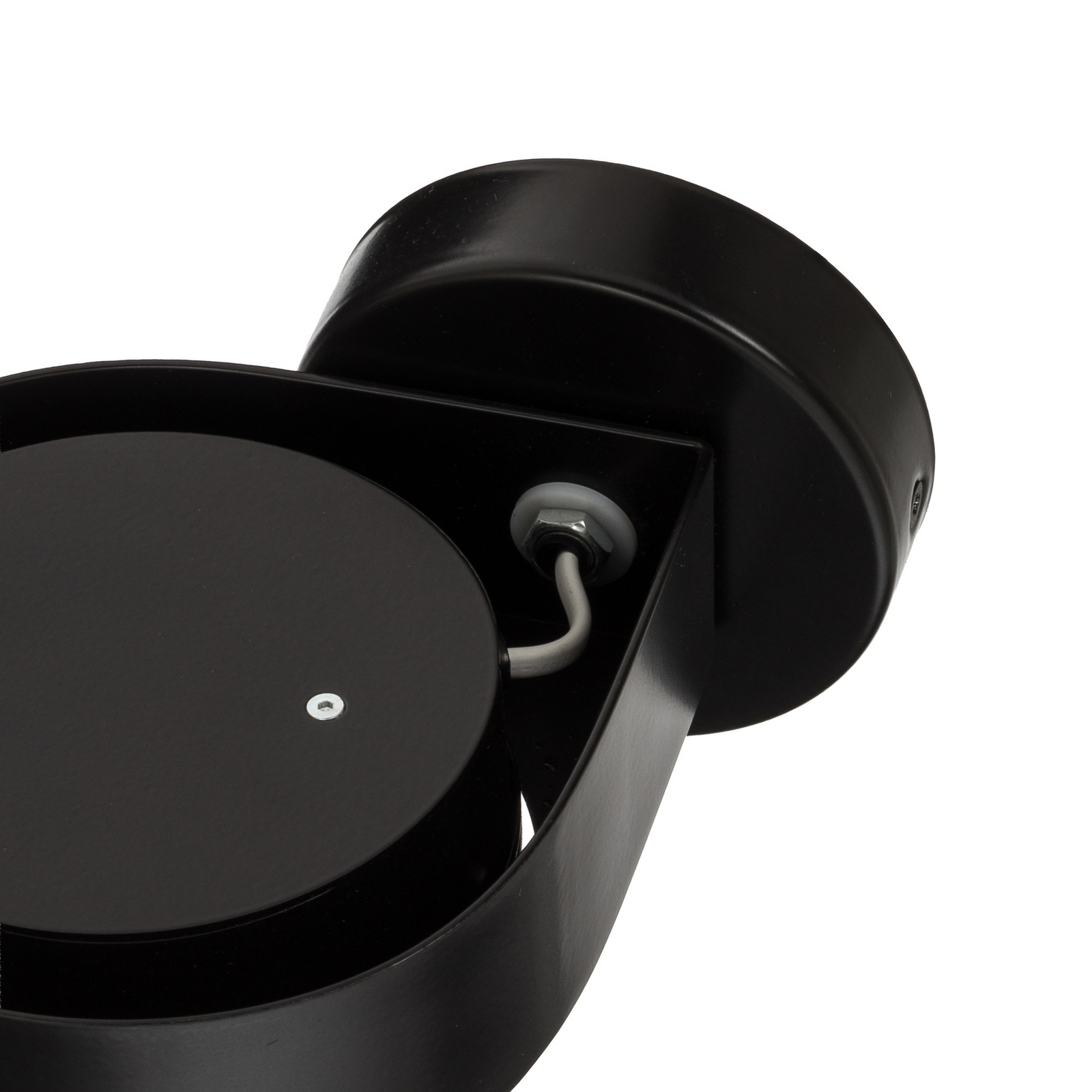 Foco de pared Lili, negro, Ø 14 cm, GX53 Foco de pared Lili, negro, Ø 14 cm, GX53