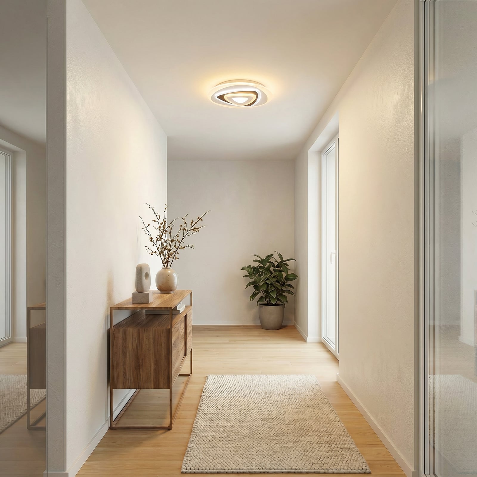 Lindby LED stropní svítidlo Rebeka, Ø 50 cm, CCT, dálkové ovládání