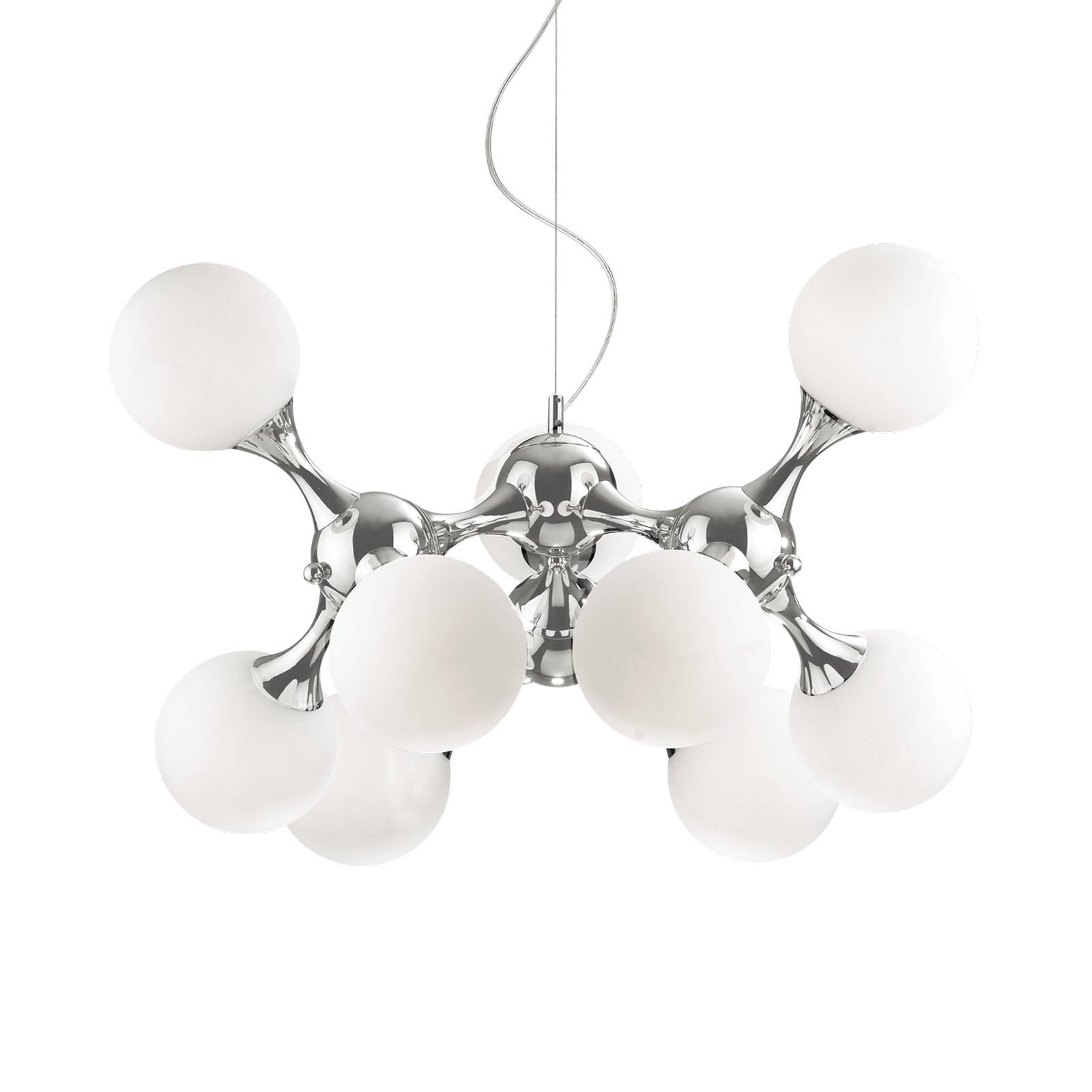 Ideallux Suspension Nodi Bianco Ø 80 cm