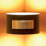 SMALL lampa ścienna montaż narożny patyna-złoto