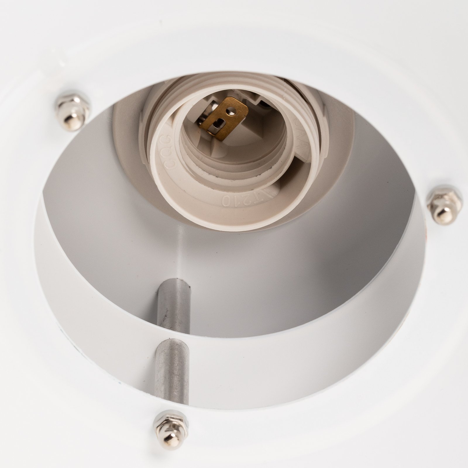 Dyberg Larsen DL45 závesná lampa kovová biela