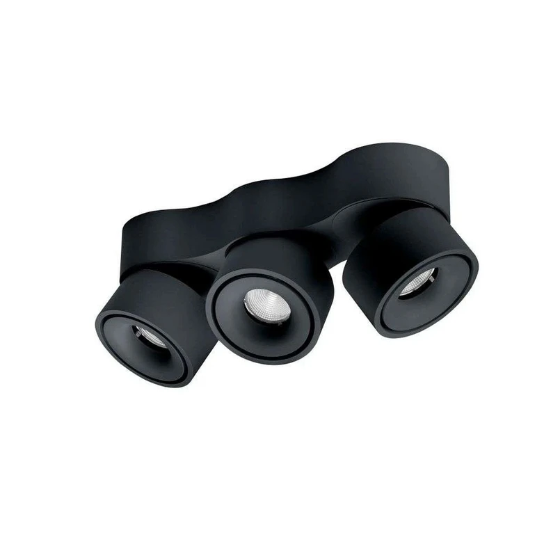 Antidark - Easy Triple W3100 LED Deckenleuchte w/Hole 2700K Black