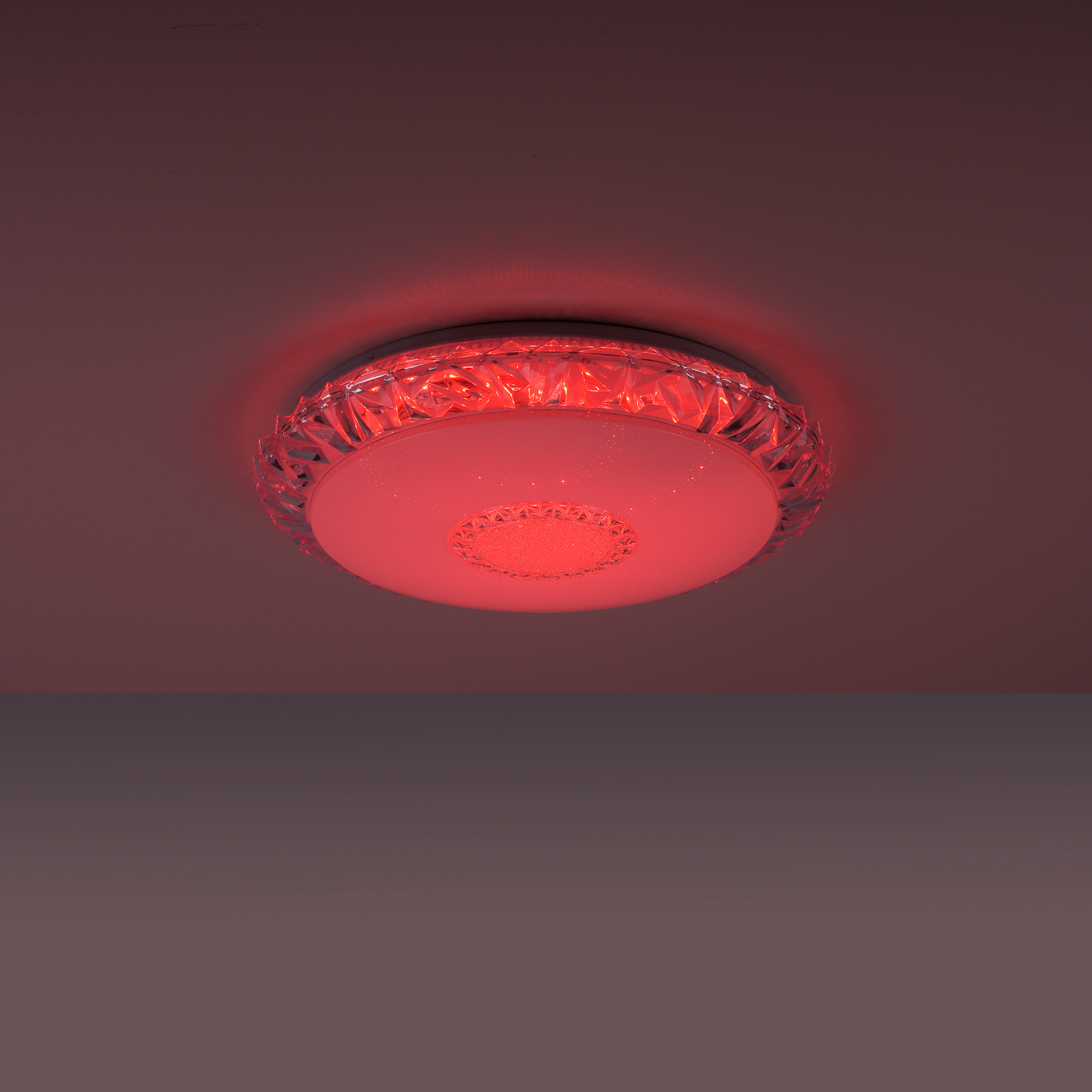 LED stropno svjetlo Lucca, RGB/CCT, Ø 51cm