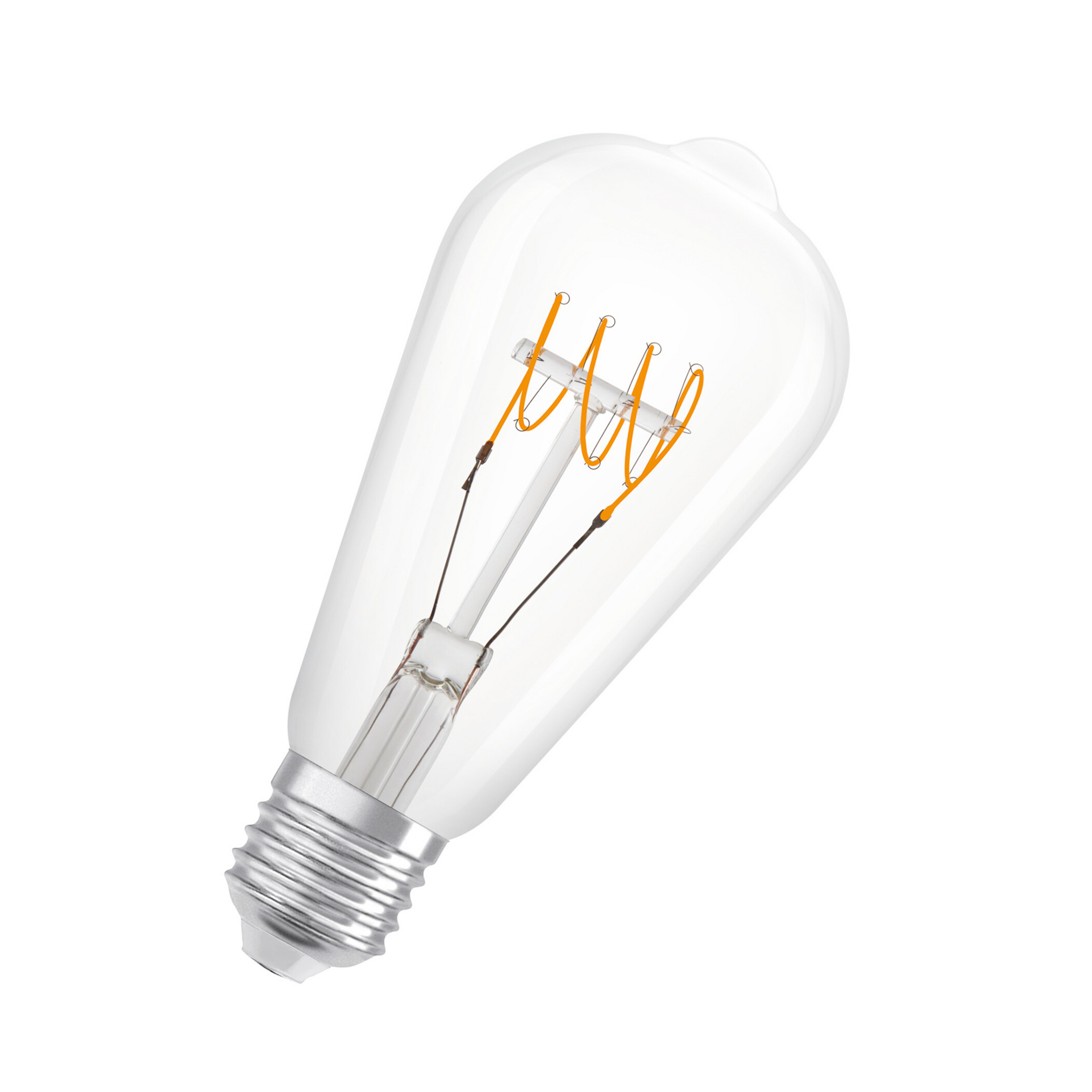 OSRAM Classic LED rustikální E27 4,8W 827 čirá dim