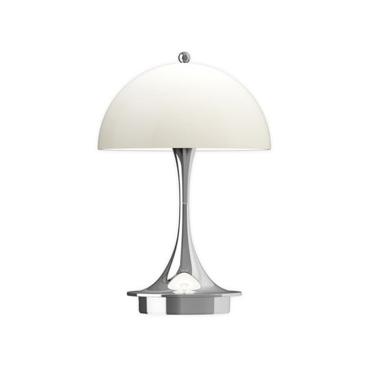 Panthella 160 PORTABLE V3 Lámpara recargable Cromo Ópalo Beige - Louis Poulsen