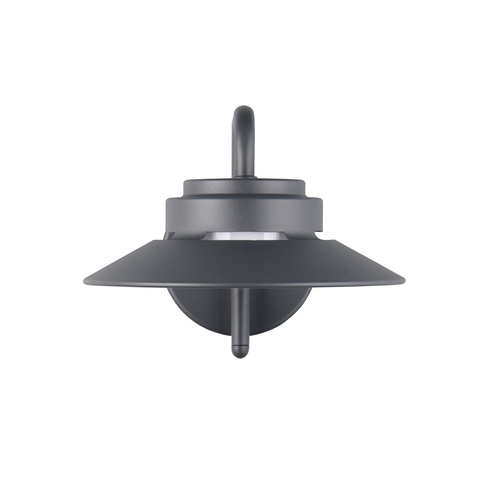 Āra sienas lampa Atrato, antracīta krāsā, Ø 20 cm, metāls