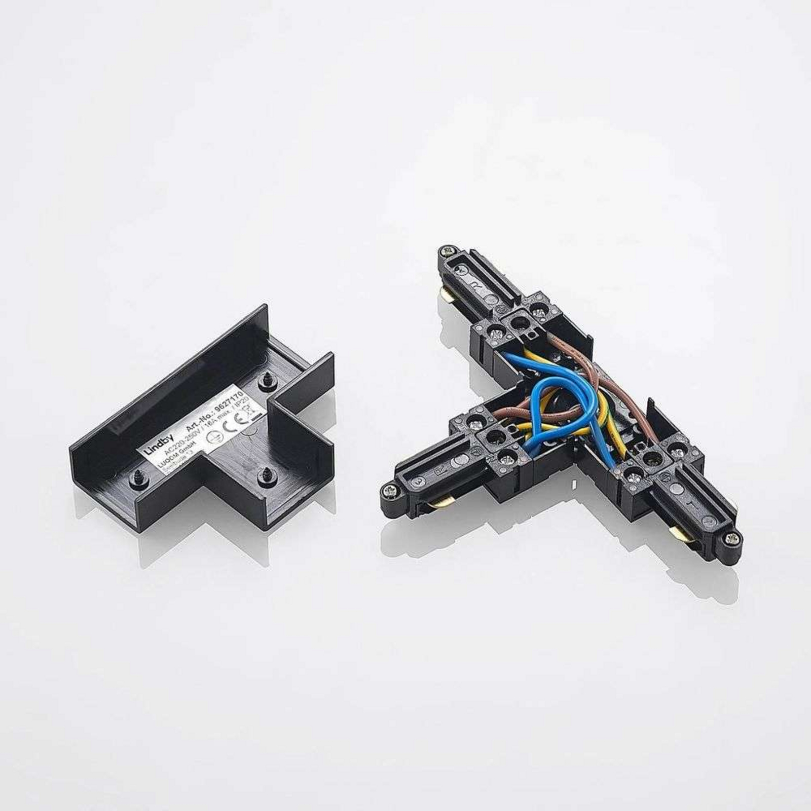 Linaro Track T-Connector Fekete - Lindby