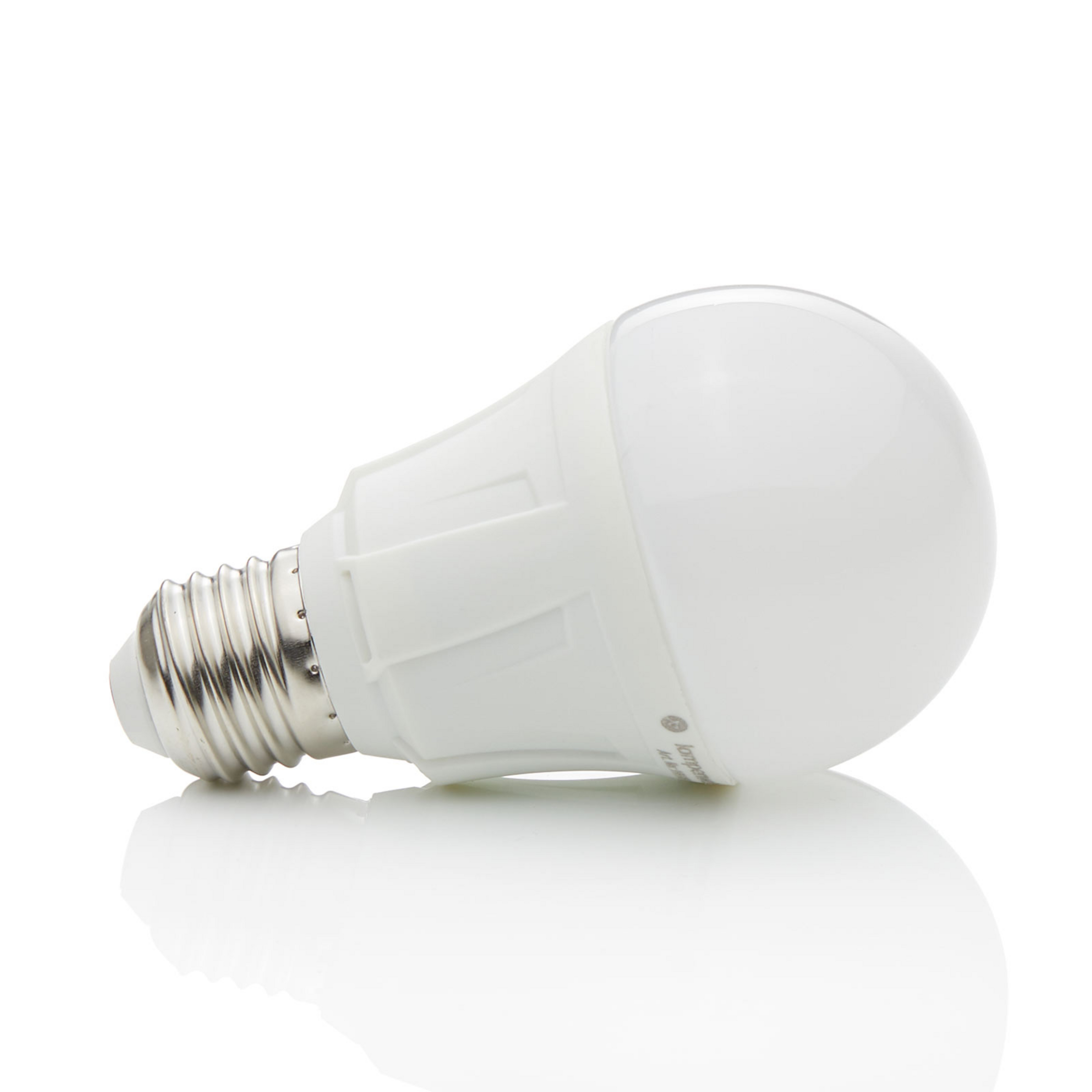 LED-pære, E27, 11 W, opal, 3.000 K, 1.055 lm – Lindby