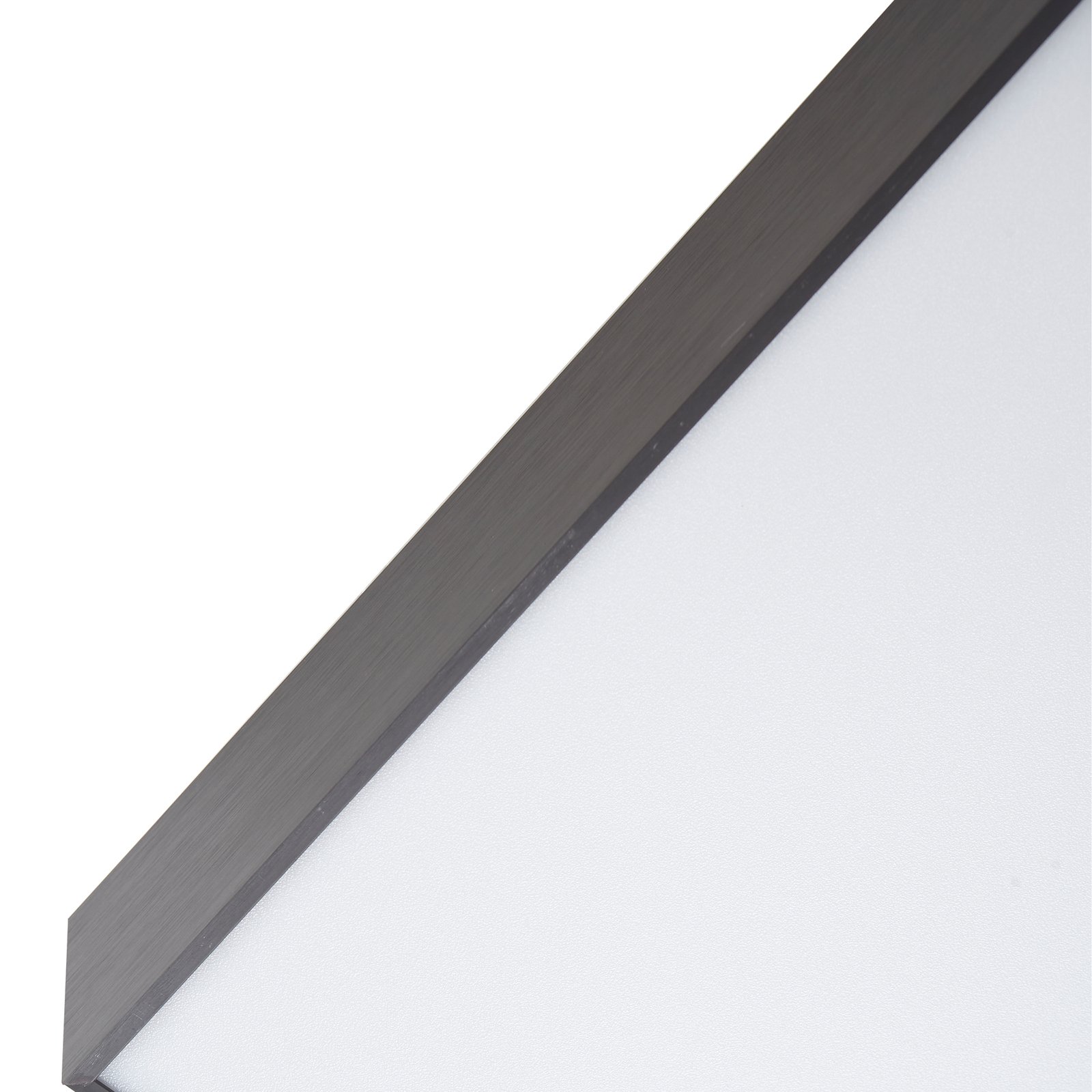 Lucande LED-Deckenlampe Leicy, schwarz, 40 cm, RGBIC, CCT