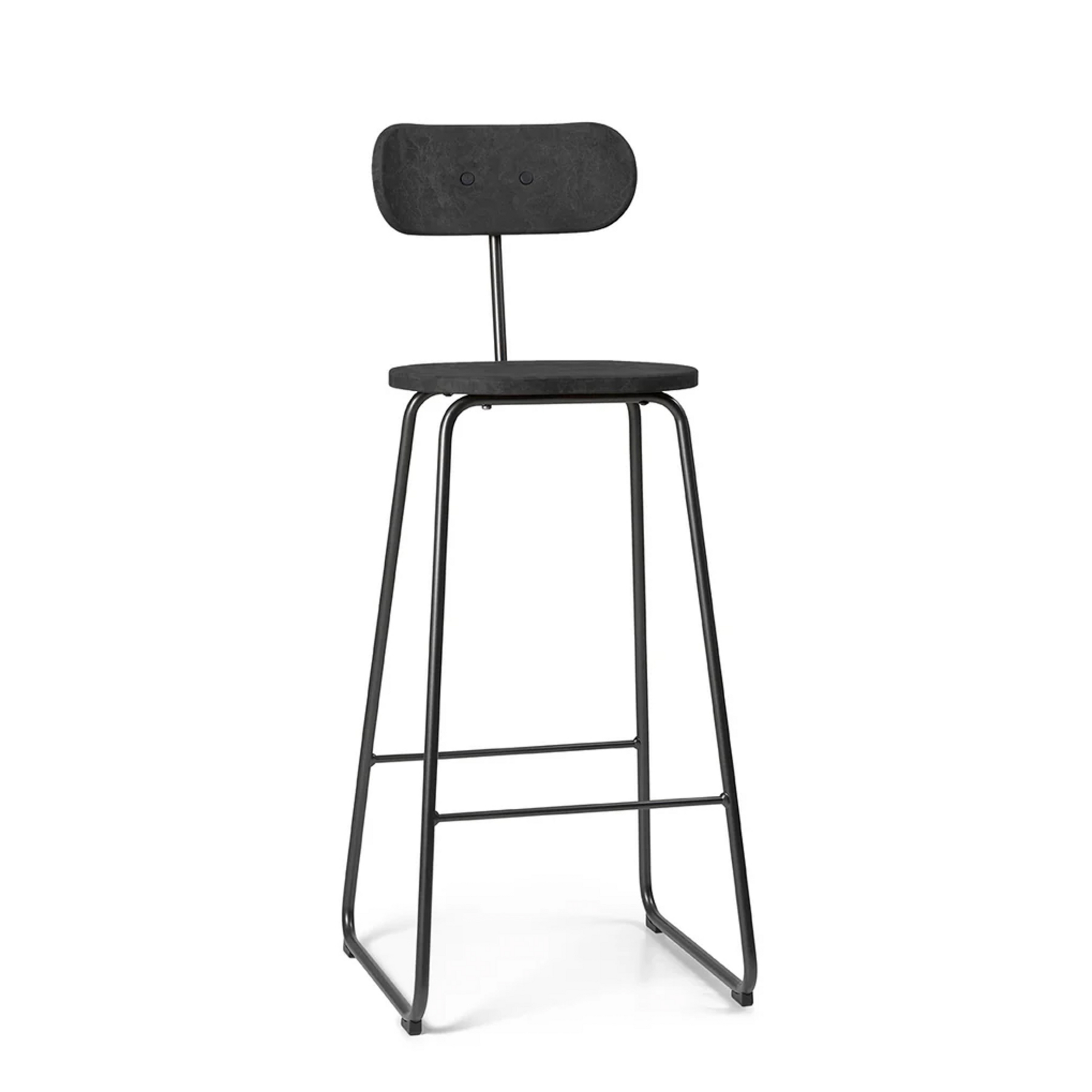 Cadeira Earth Backrest, preta, aço, altura 99 cm - Mater
