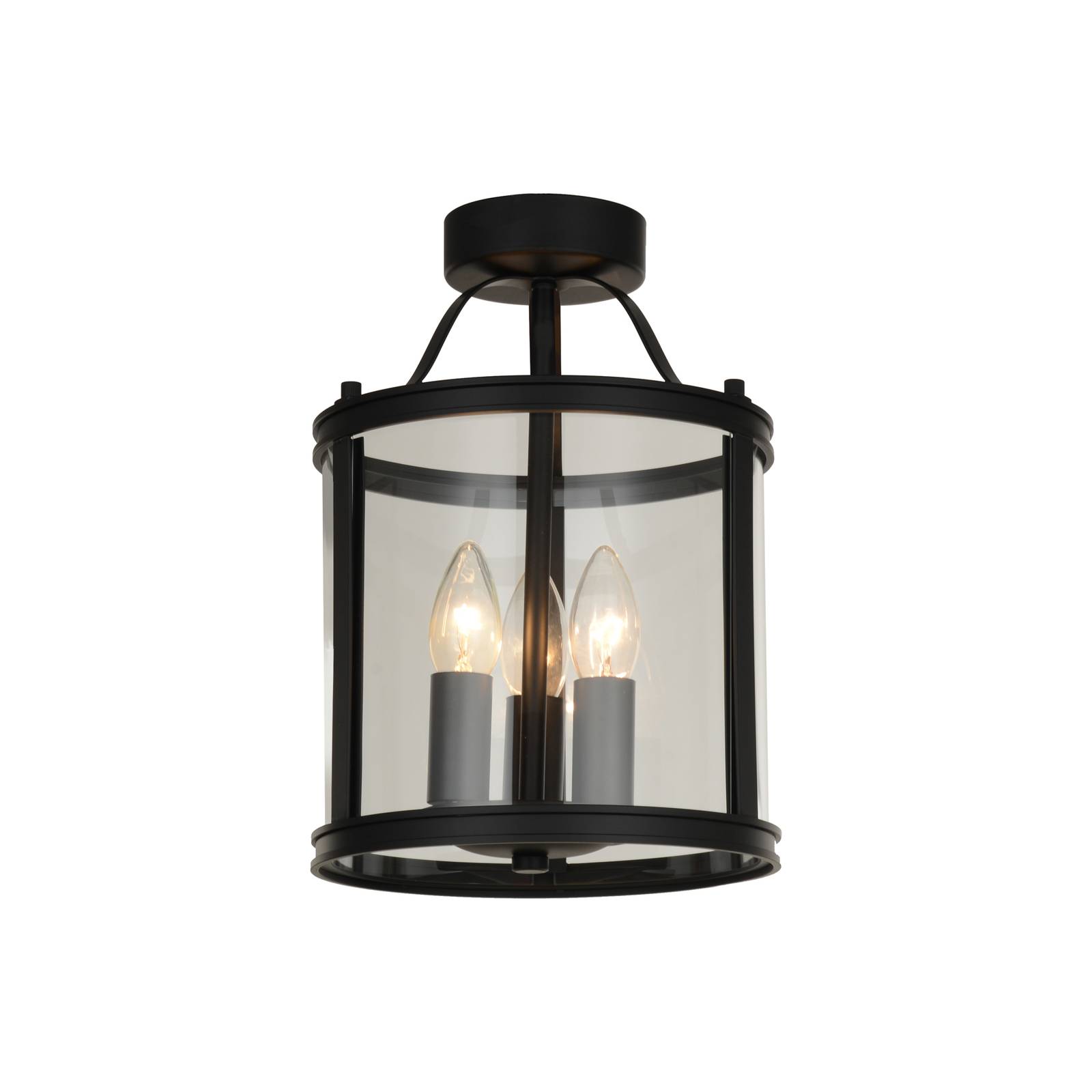 Lucande Eryk taklampa glas 3 lampor