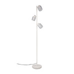 Lampadaire Neralo, gris clair, métal, hauteur 154,5 cm, E14