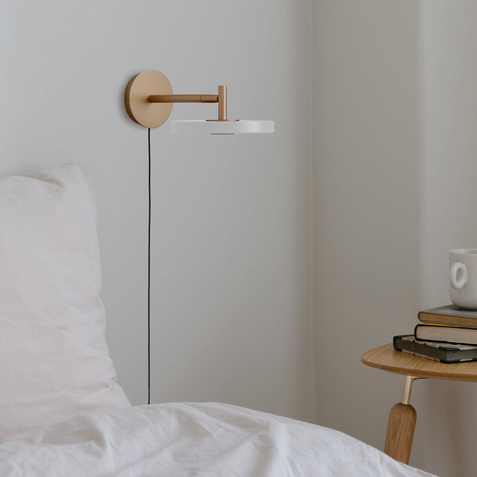 Asteria Wandlamp Short Pearl White - UMAGE