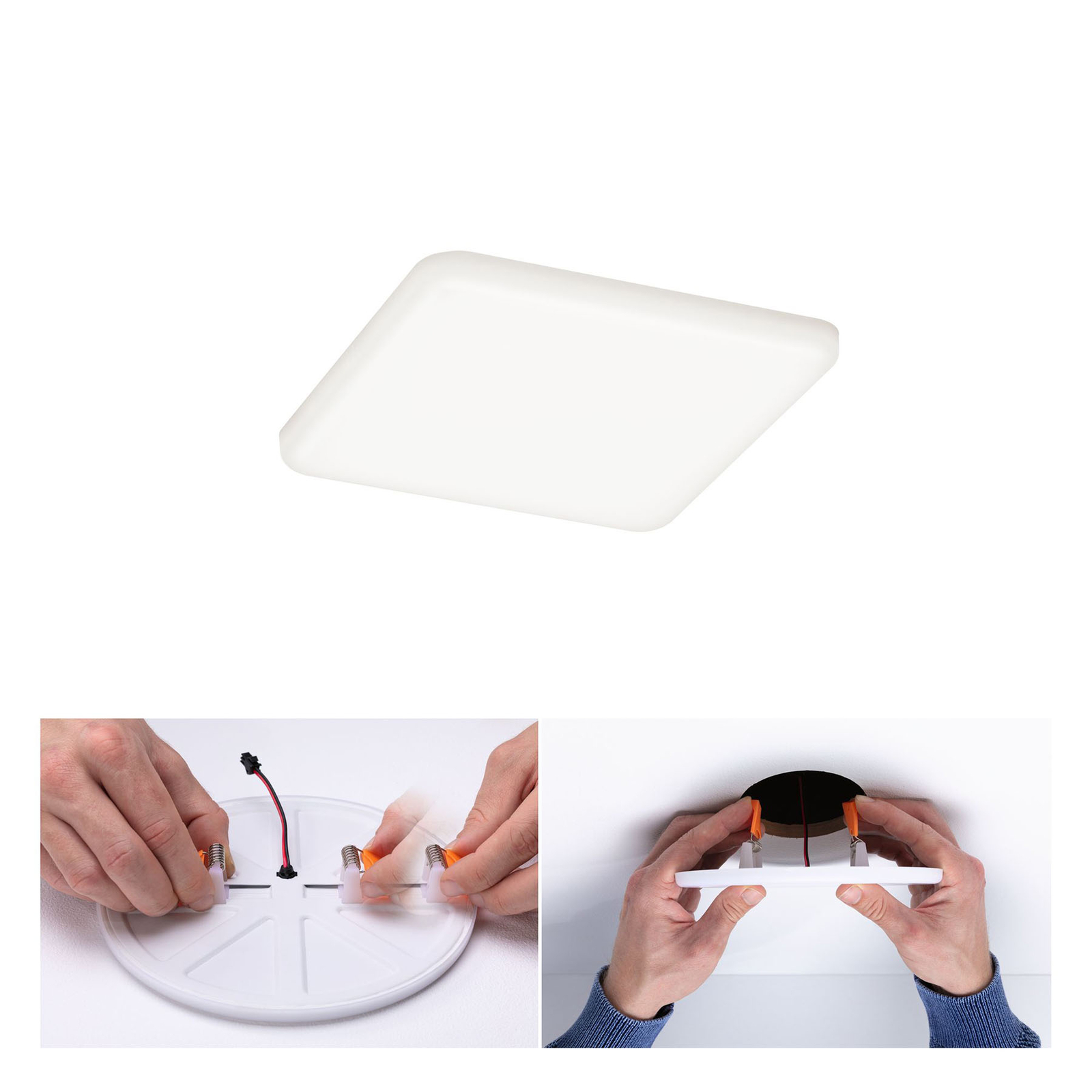 Paulmann Veluna LED-Einbauleuchte 4.000K eckig