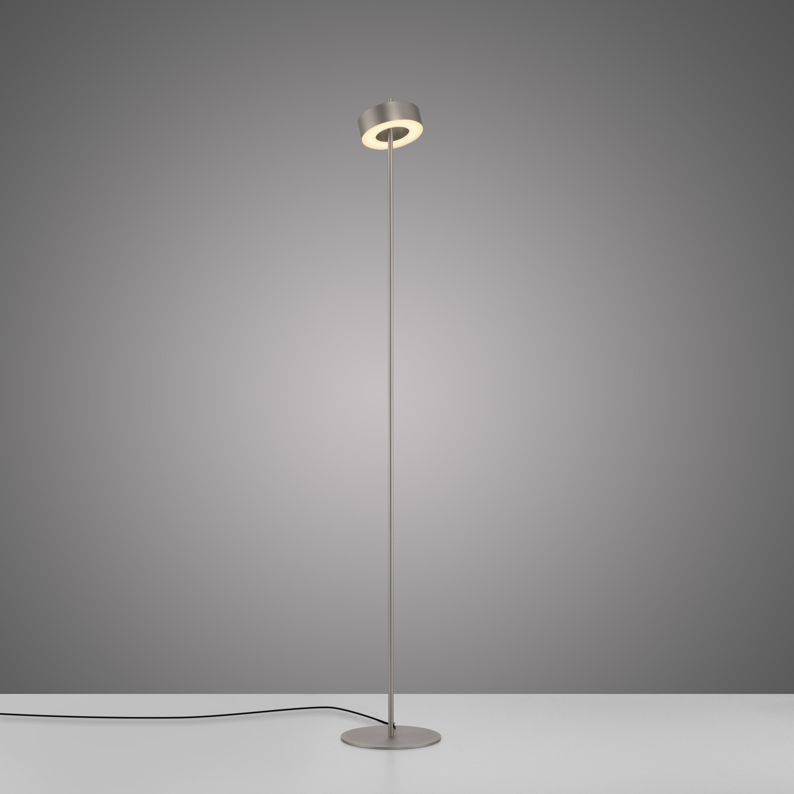 Paul Neuhaus LED-gulvlampe Q-Rotate aluminium 140 cm