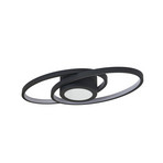 Thalina LED Mennyezeti Lámpa 60cm Fekete/Fehér - Lindby