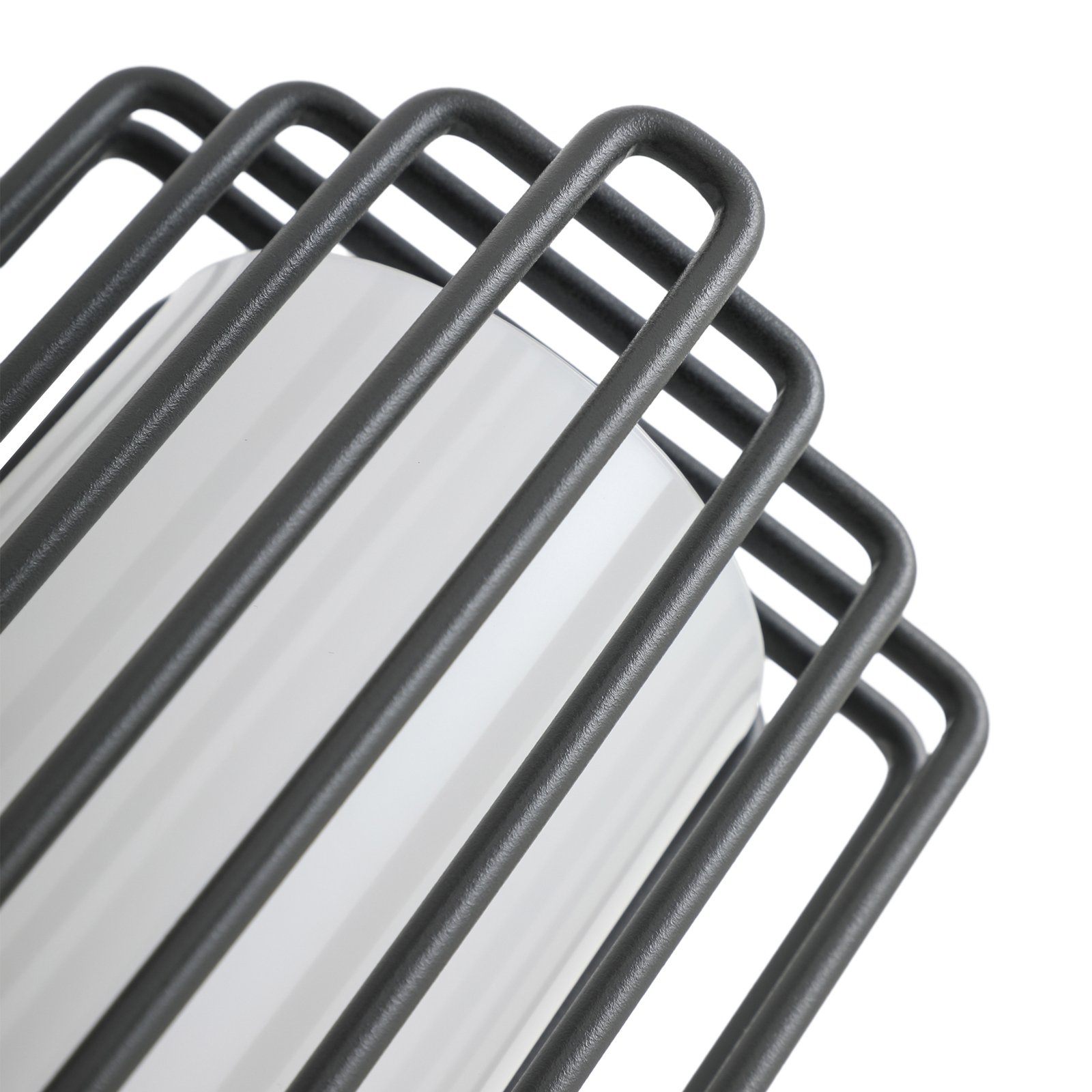 Chandan Außenwandleuchte Höhe 41,9 cm anthrazit Aluminium - Lucande