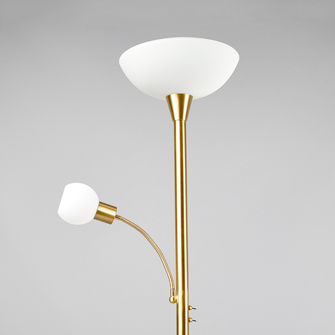 Elaina lampada LED da terra, ottone