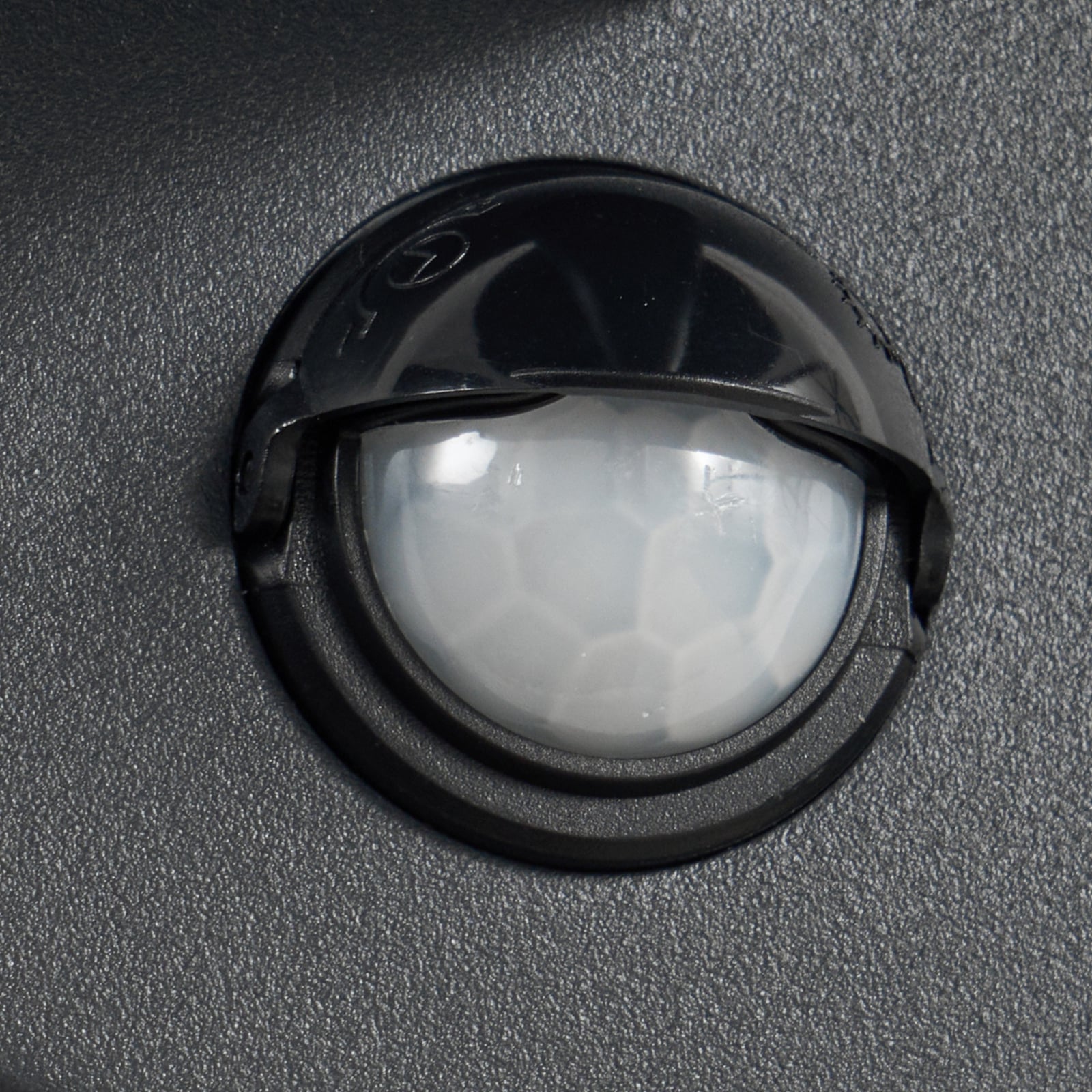 Montaro LED-Außenwandleuchte, IP54, anthrazit, Sensor, Aluminium - Lucande