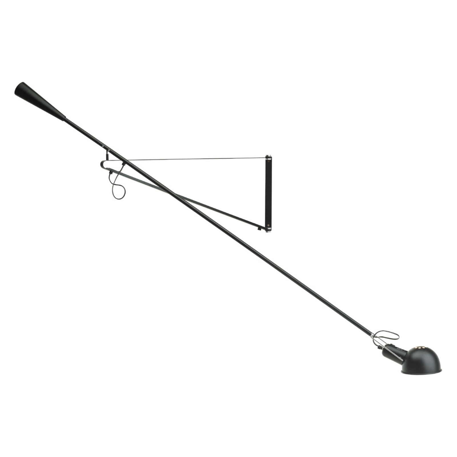 FLOS 265 Wandleuchte aus Stahl mit flexiblem Arm