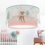 Lampa sufitowa dla dzieci Loving Deer, motyw jelenia