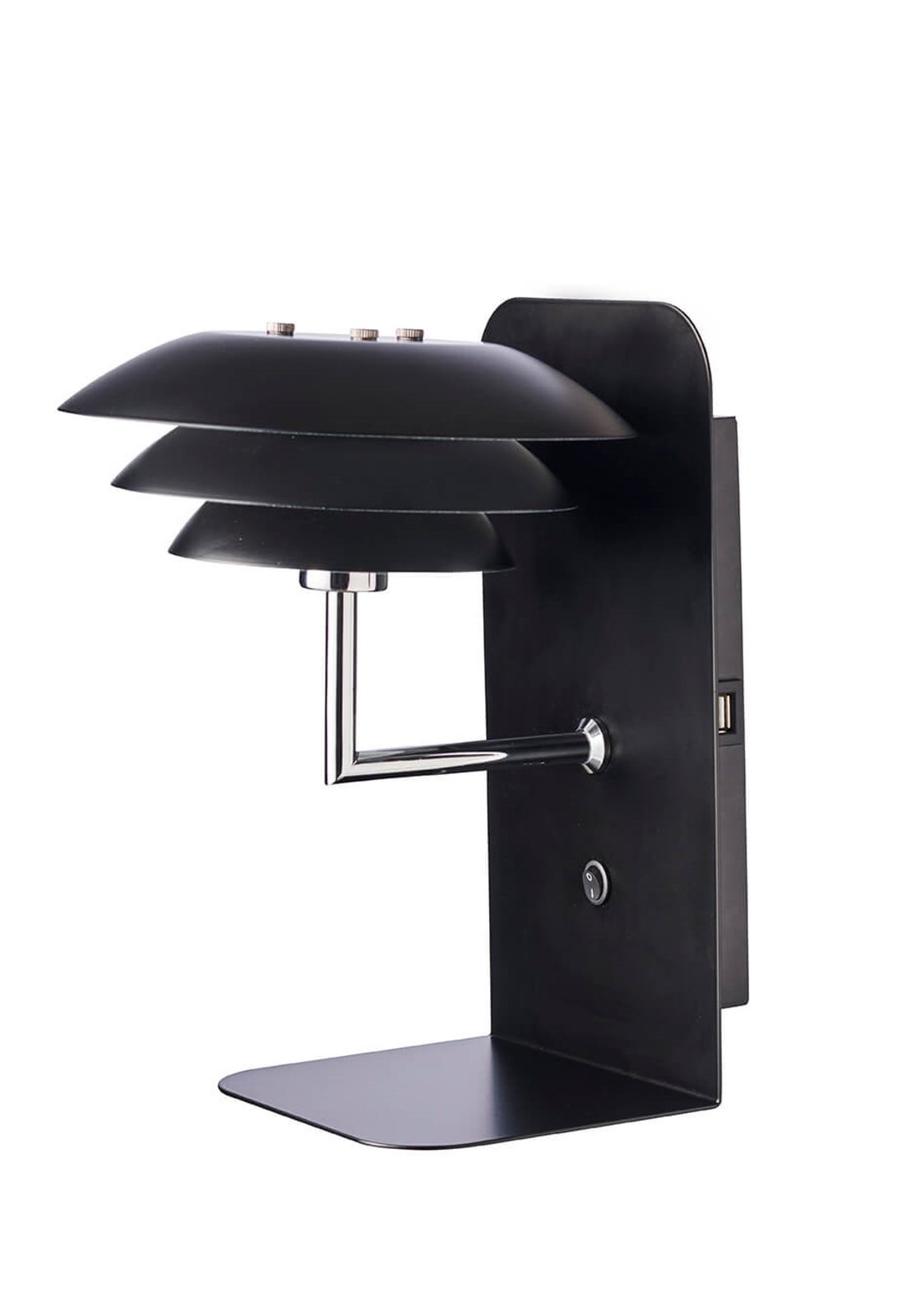 DL20 USB Shelf incl. Lampa Black - DybergLarsen