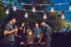 Cadena de luces LED IP44 longitud 1050 cm 10 luces