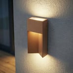 Lucande Kaholo LED kültéri fali világítás, barna, CCT, IP44