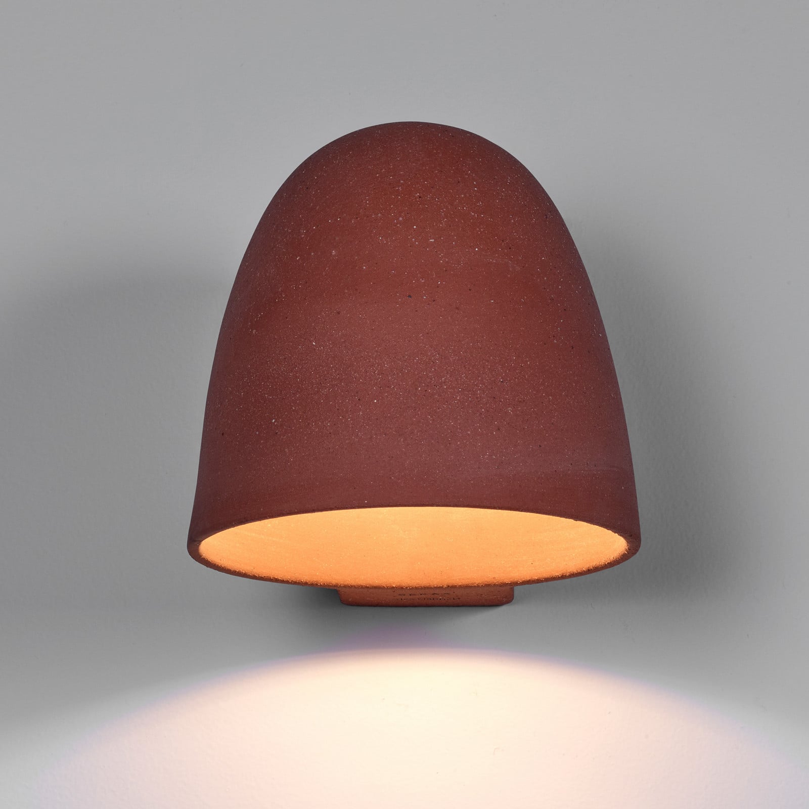 RED RANA vegglampe, rød, steingods, E14 – Serax - Stue - Design - Keramikk - Med en lyskilde