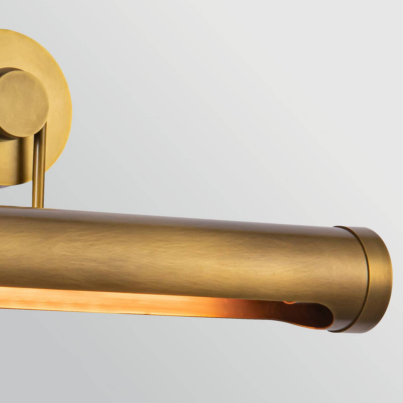  Quintiesse Wandlampe Wynwood, Altmessing, Breite 51 Cm, Metall, 2 X E27 