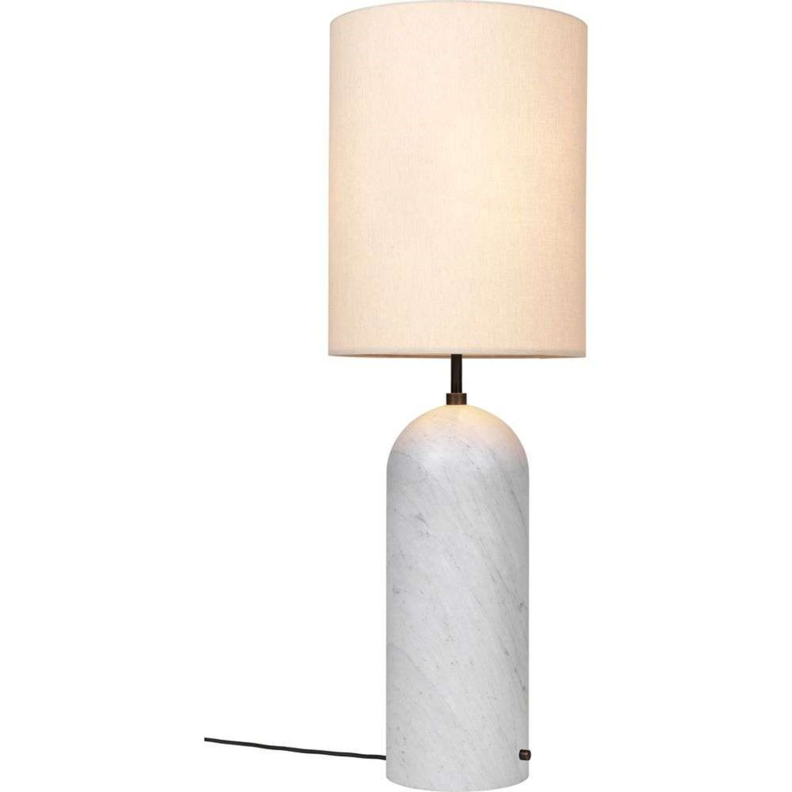 Gravity XL High Lampadar White Marble/Canvas - GUBI