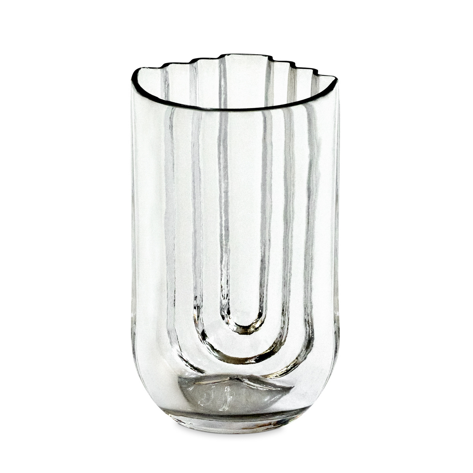 Vima-vaas, helder, hoogte 20 cm, glas - GEJST