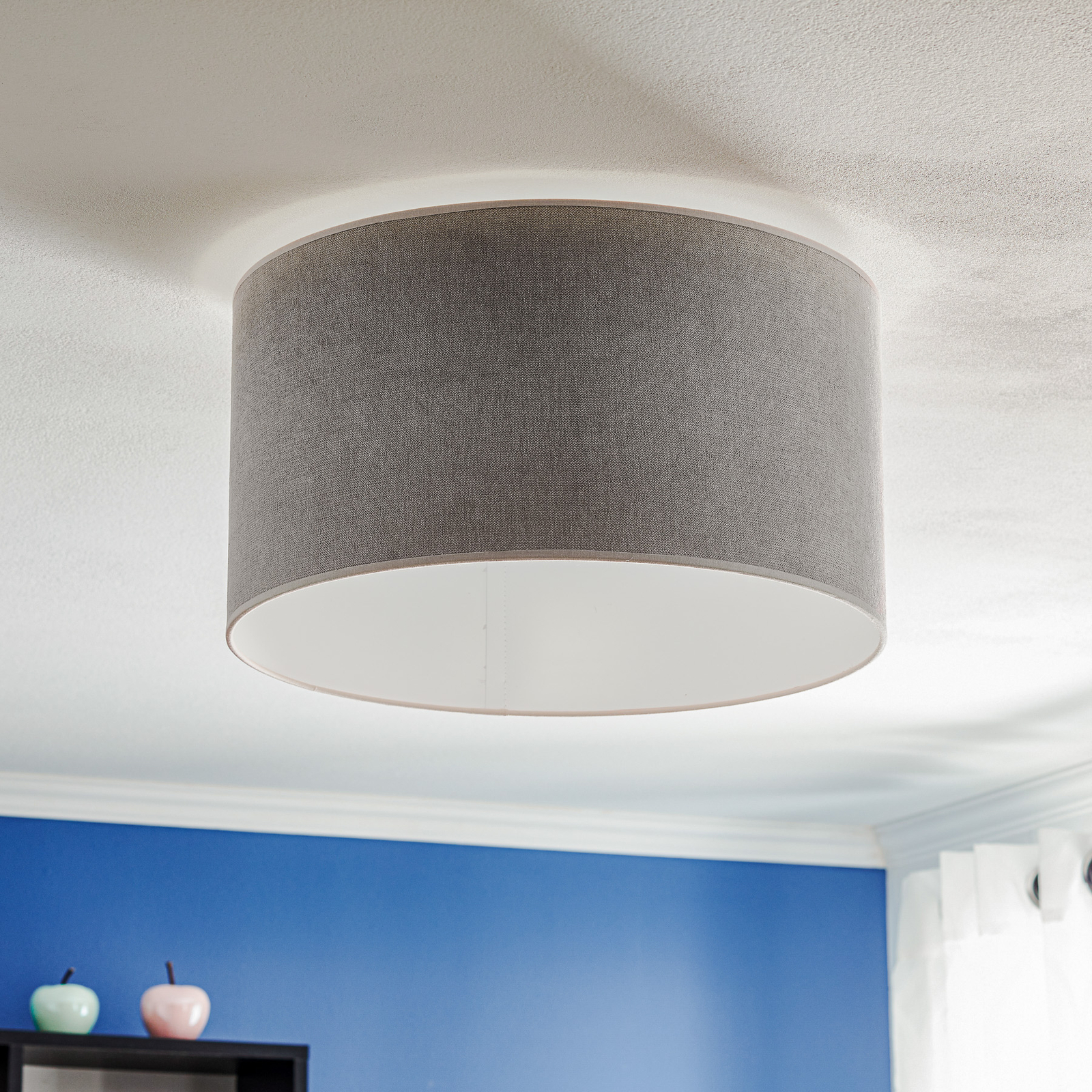 Pastell Roller ceiling lamp Ø 45cm grey