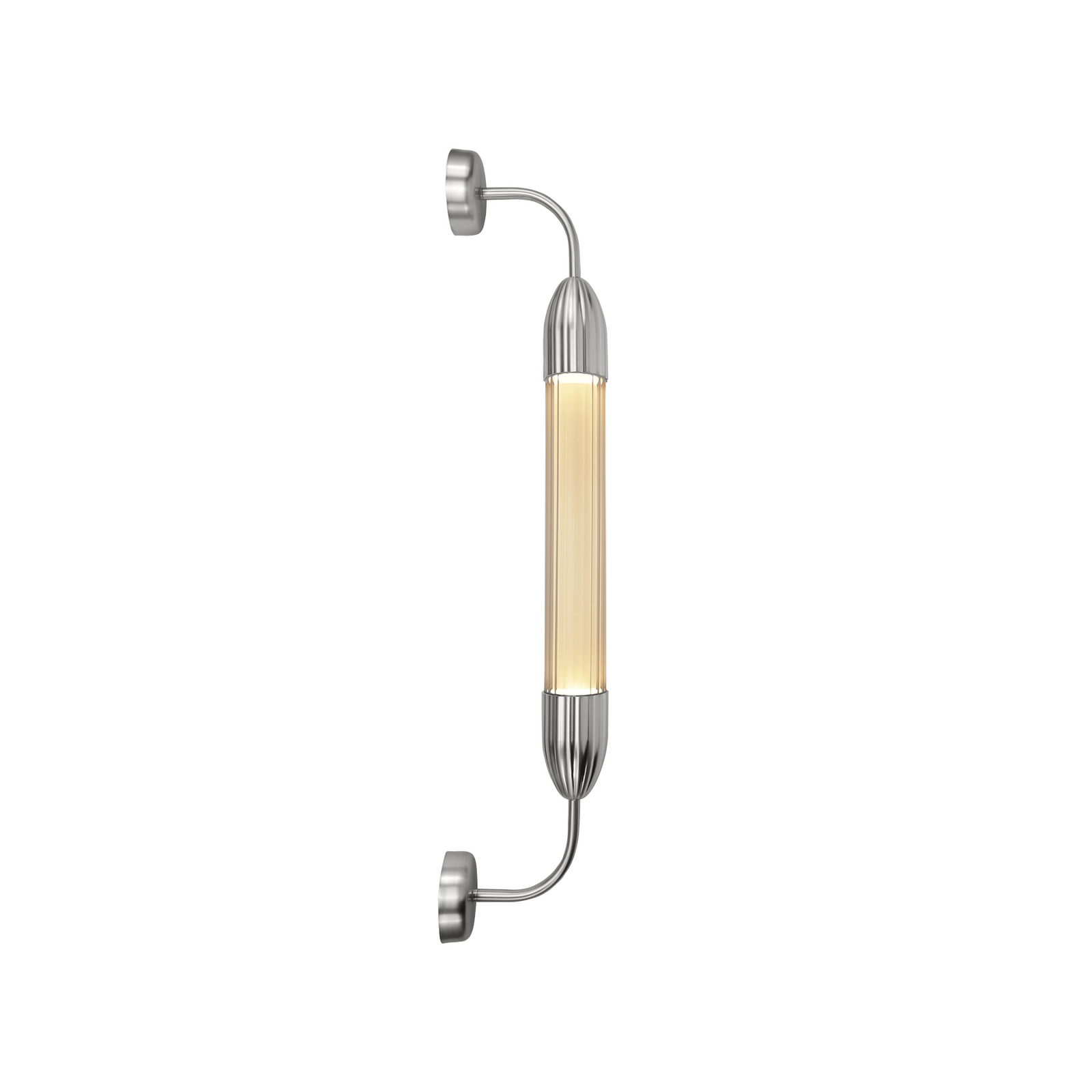 Lemon Squeeze Vägglampa Singel Short Plated Steel - UMAGE