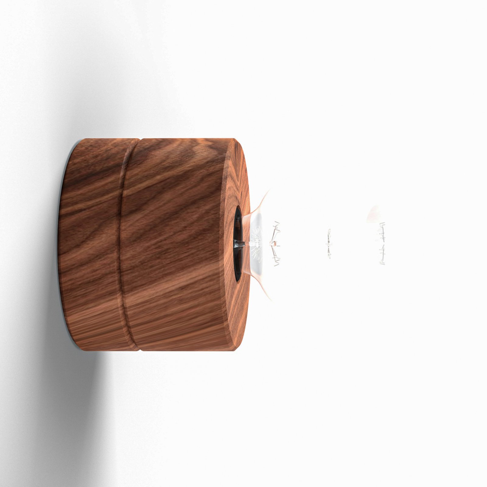 ALMUT 0239 Wall lamp, sustainable, made of walnut wood