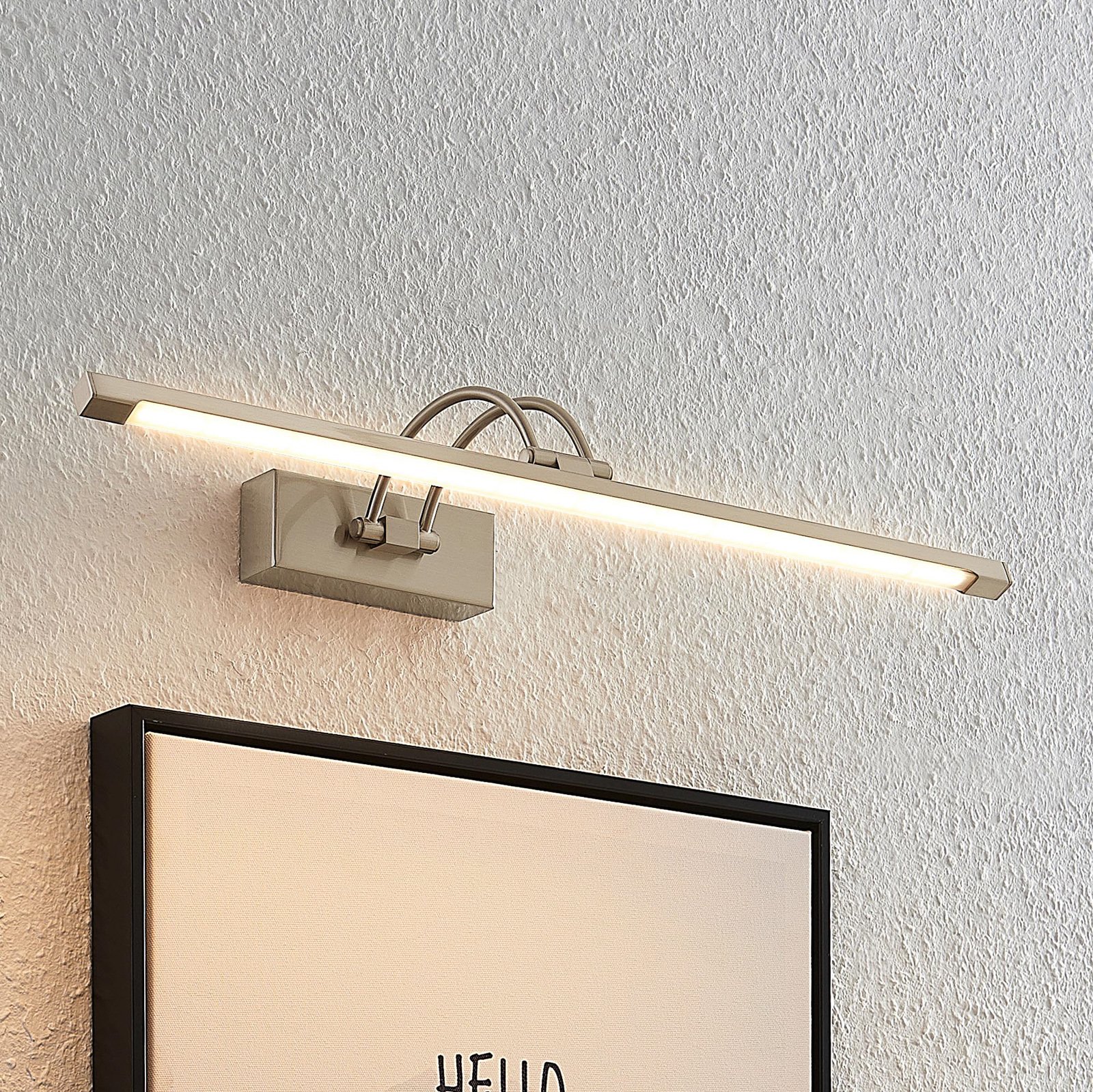 Felena LEDAplique de Pared Satin Nickel - Lucande