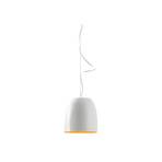 Notte Metal S1 Lustră Pendul Glossy White/Gold - Prandina