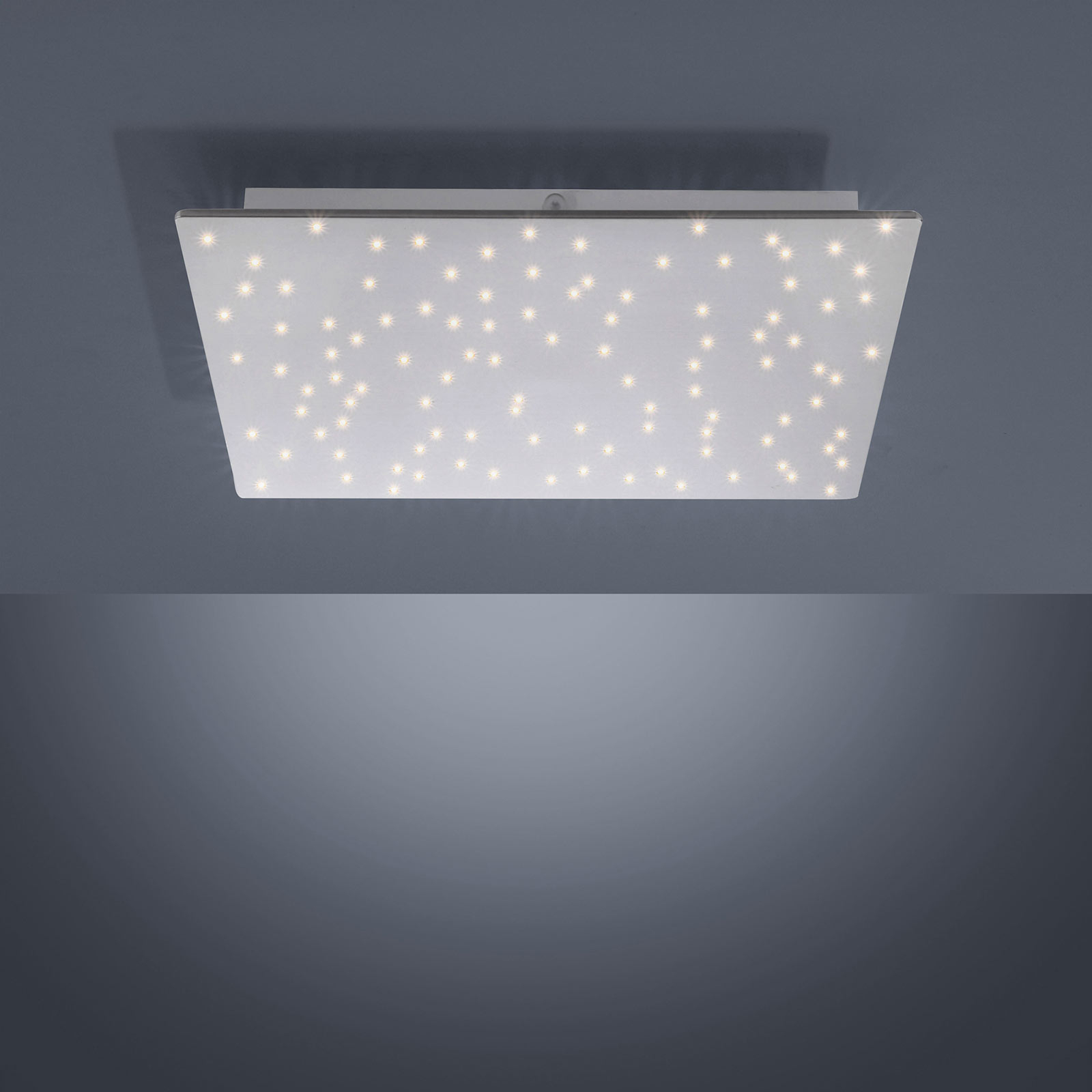 Sparkle LED ceiling light angular CCT dim steel