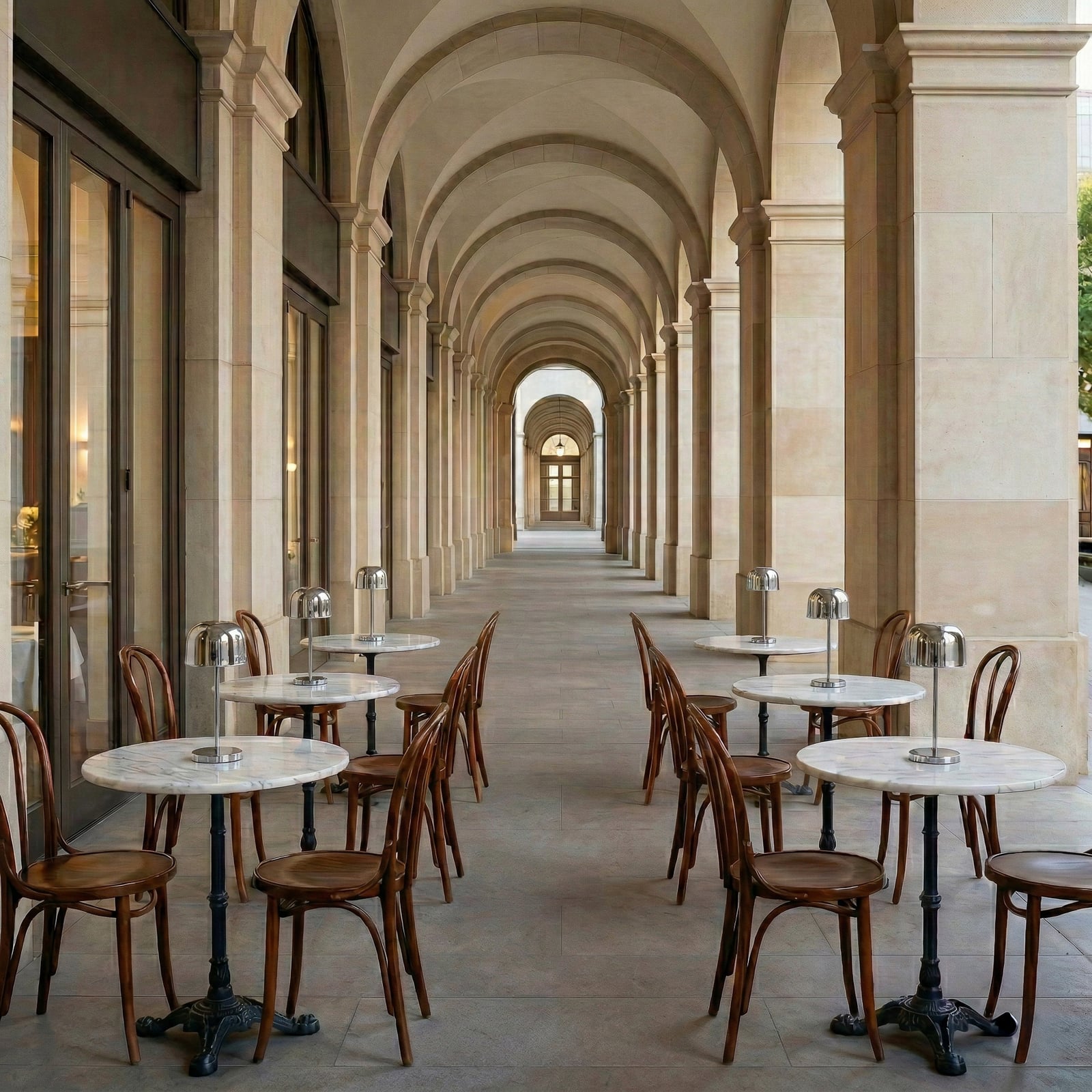 Lucande Lampada da tavolo LED Quill, cromata, CCT, dimmerabile