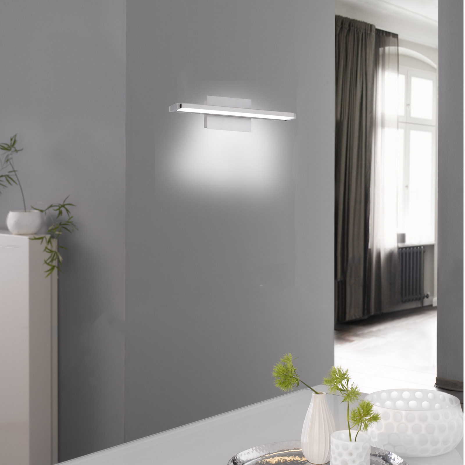 LED sieninis šviestuvas Pare TW, 3 šviesos spalvos + reguliatorius 40 cm