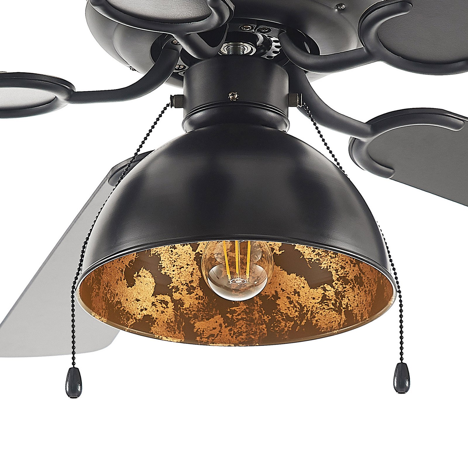 Lucande Deckenventilator mit Licht Shamoian, leise, Ø 130 cm