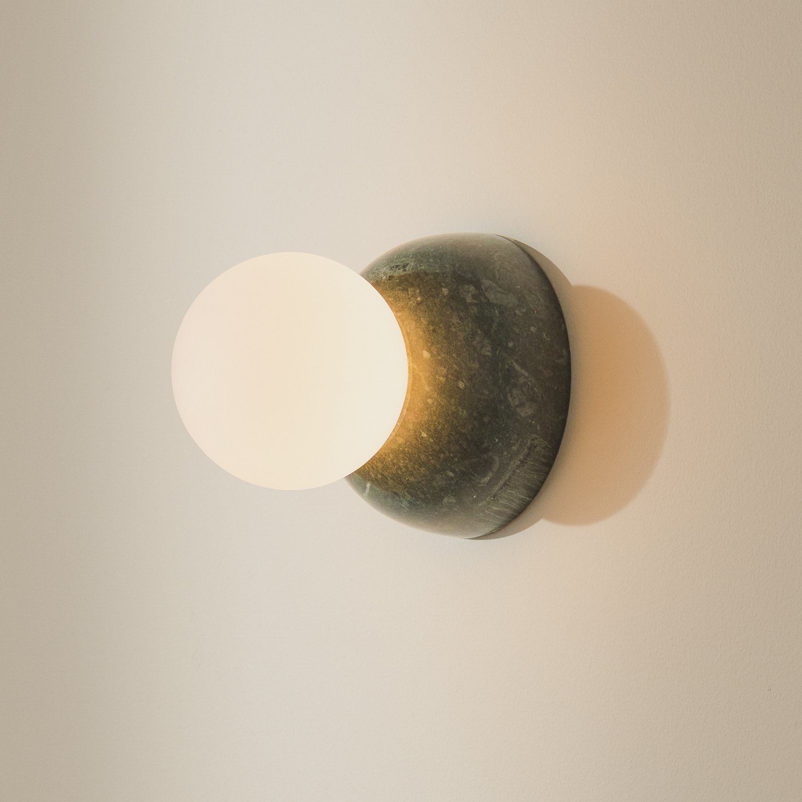 Globen Lighting Taklampe Torrano 13, grønn, glass, IP44