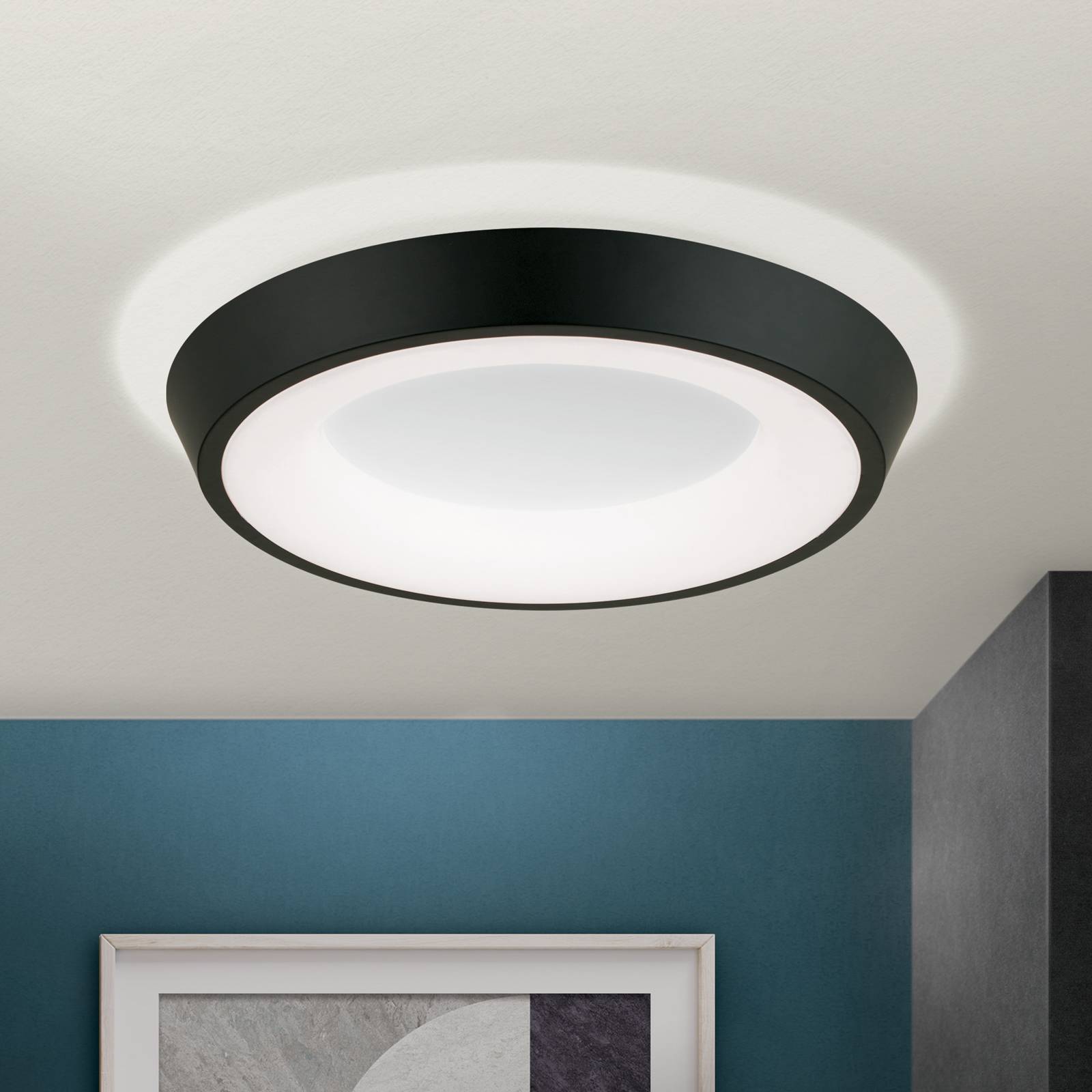 Orion LED-taklampe Look svart/hvit