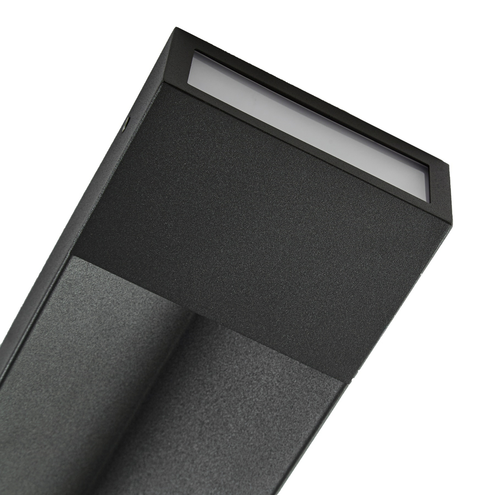 Lucande Kaholo LED kültéri fali világítás, matt fekete, CCT, IP44