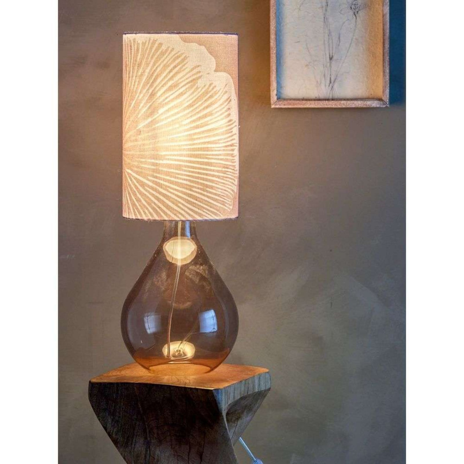 Leni Bordslampa Brown - Bloomingville - Vardagsrum - Glas