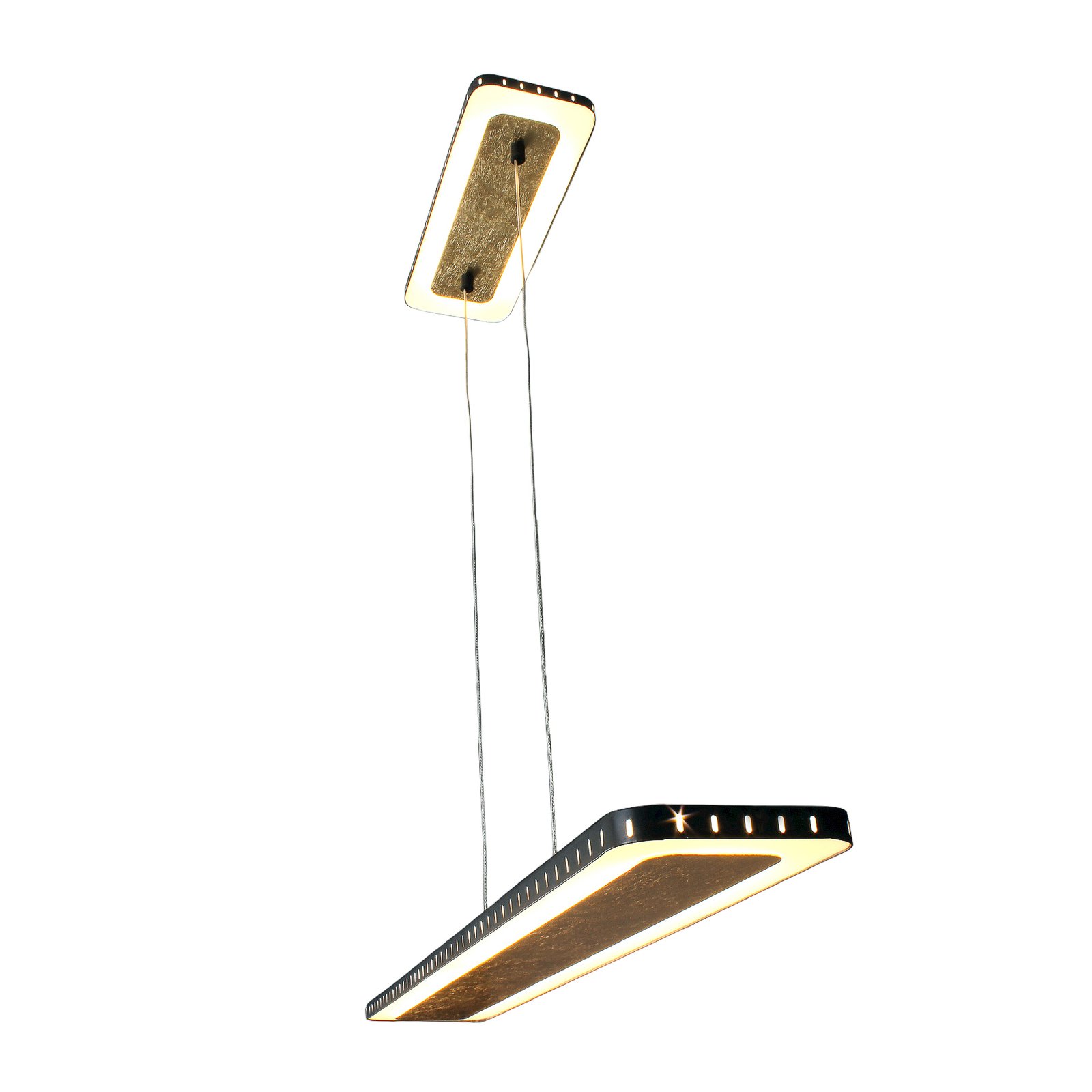 LED-Hängeleuchte Solaris 3-Step-dim 70 cm gold