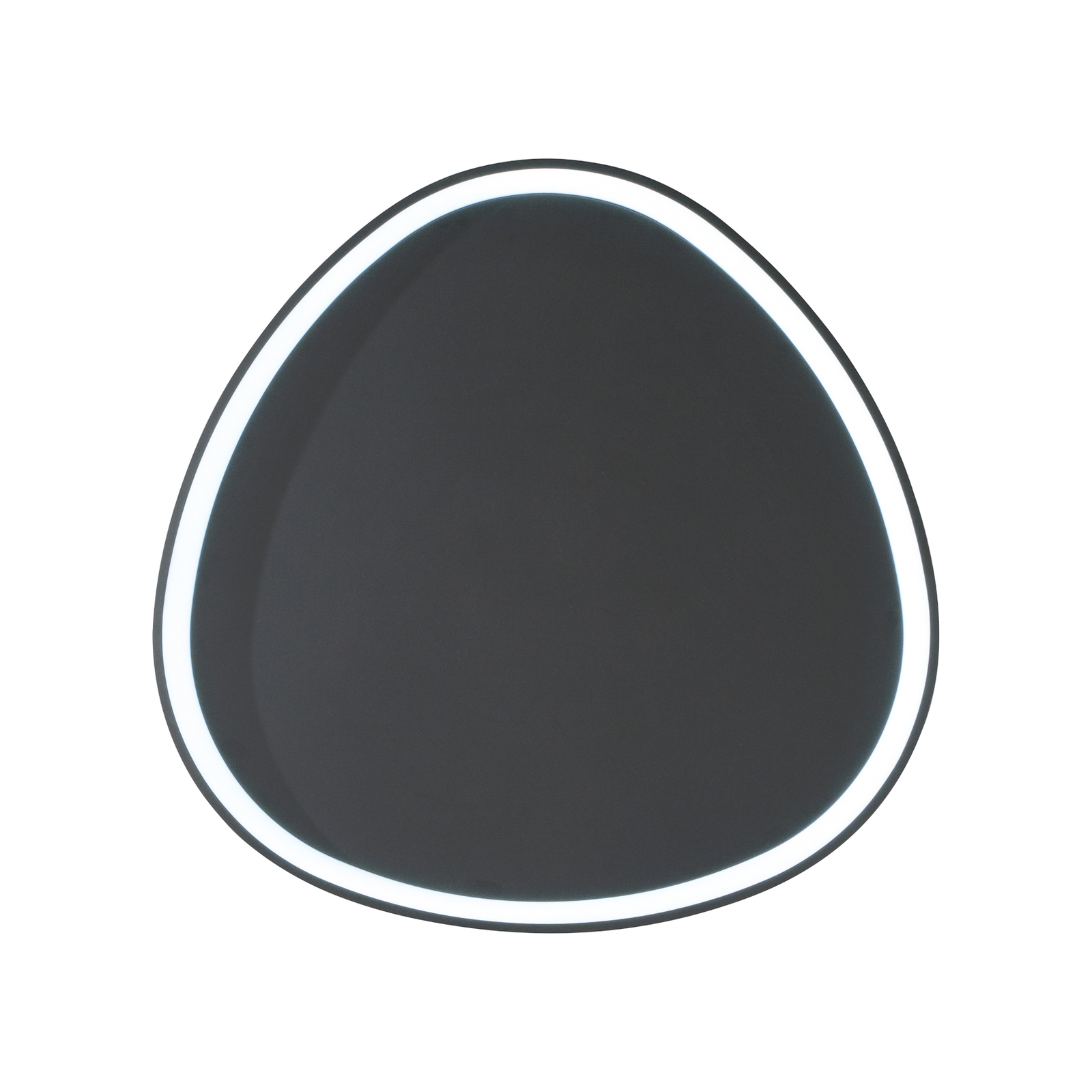 Nástenné svietidlo Klapton LED, čierne, Ø 85 cm, hliník, CCT