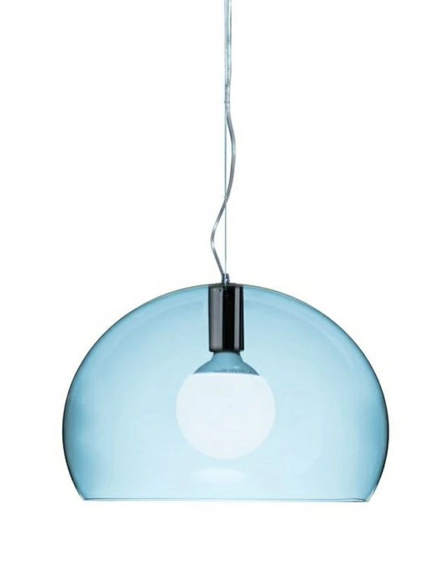 Kartell - Small FL/Y Pendelleuchte Himmel Blau