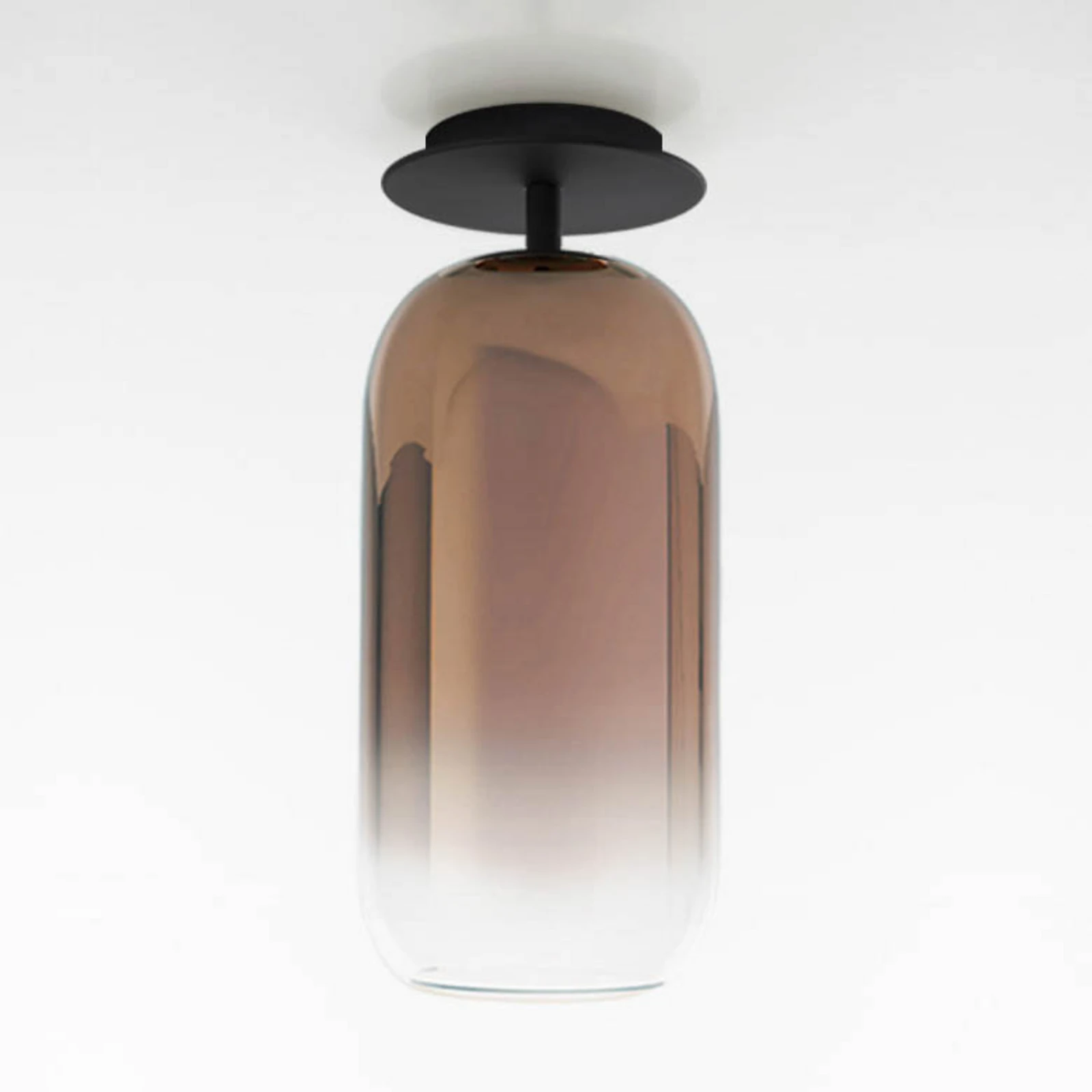 Artemide Gople Deckenlampe, bronze/schwarz