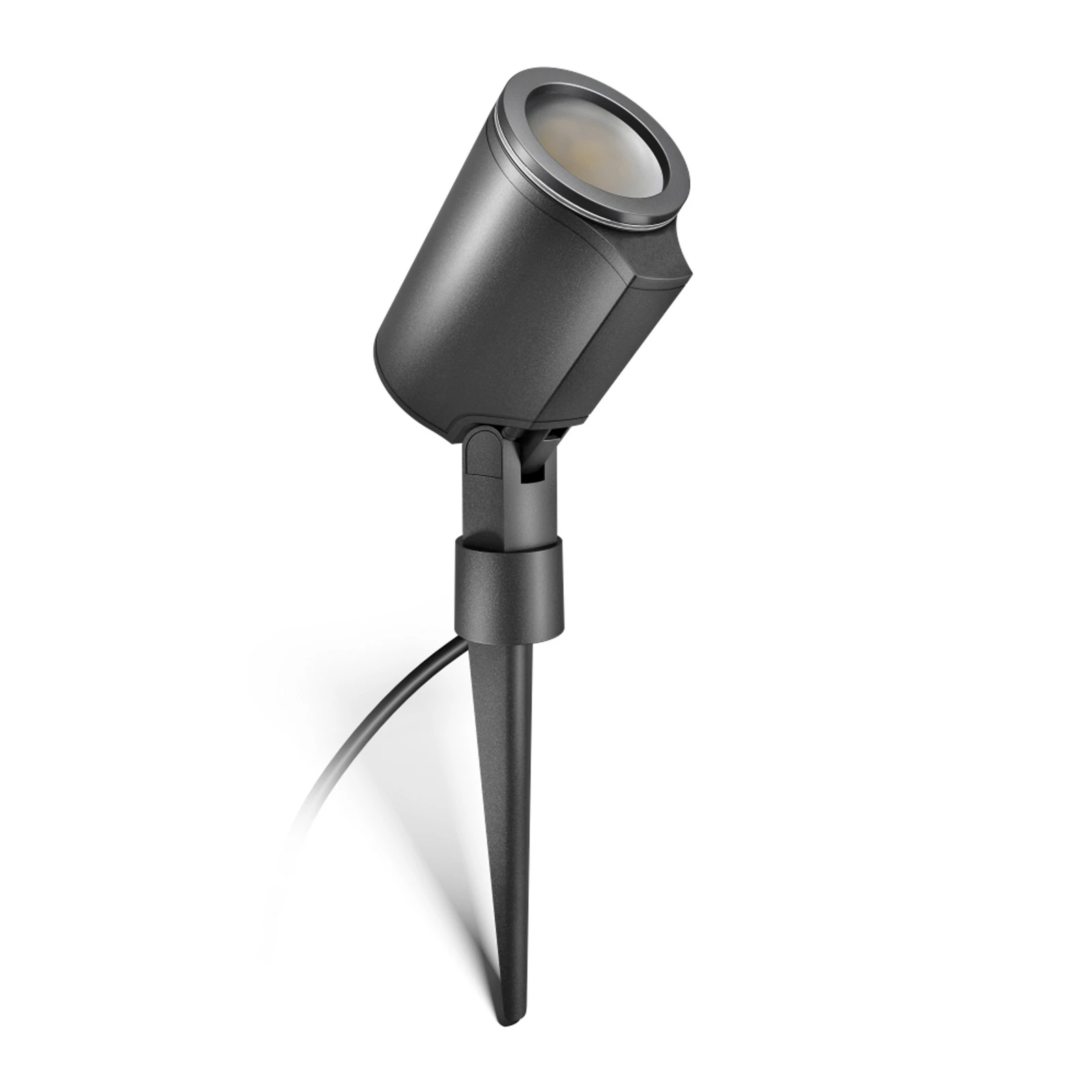 STEINEL LED-spotlight Garden C, antracit, jordspett, IP65, RGBWW